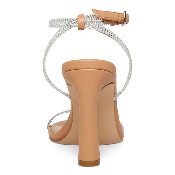 NWT MADDEN GIRL Womens Beige Tasha Round Toe Stiletto Heeled Sandal 10 M - Picture 2 of 5